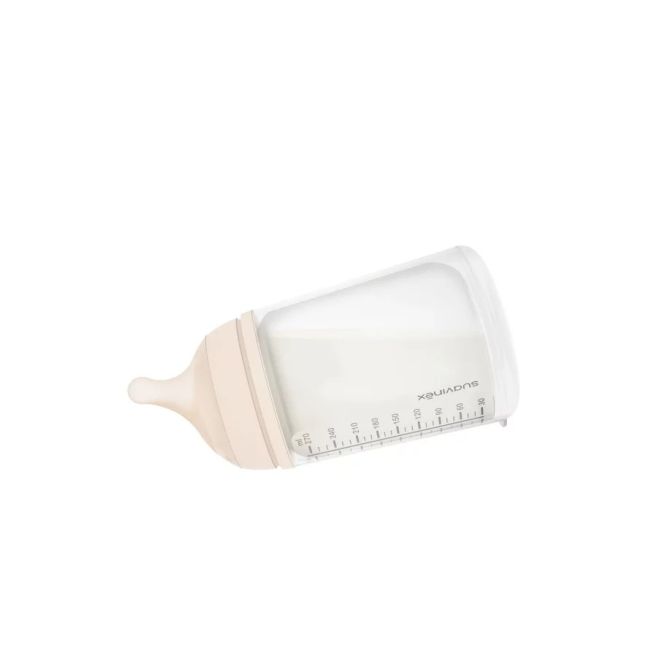 Set biberon anticolici 270 ml + tetină cu debit mediu + săculeț silicon Zero Zero Suavinex JEM8426420067416
