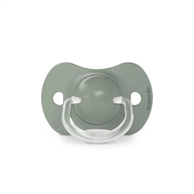 Suzetă fiziologică SX Pro din silicon, 2 buc 6-18 luni măslinie A walk in the park JEM8426420083140