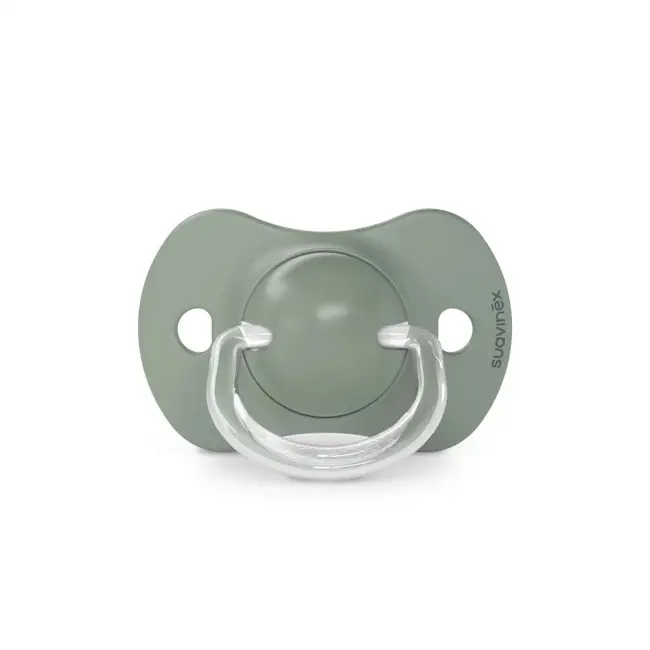 Suzetă fiziologică SX Pro din silicon, 2 buc 6-18 luni măslinie A walk in the park JEM8426420083140