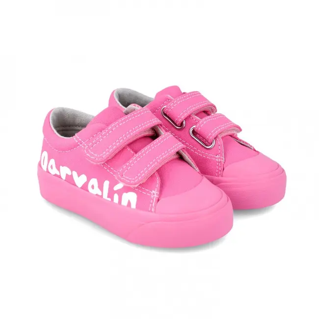 Tenisi canvas pentru copii Garvalin, rosa (Marime: 25) JEM242800-E-25