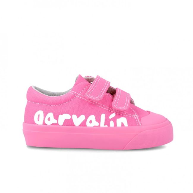 Tenisi canvas pentru copii Garvalin, rosa (Marime: 28) JEM242800-E-28