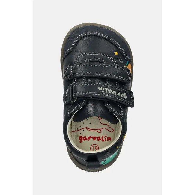 Tenisi din piele pentru copii Garvalin, monstruleti, bleumarin (Marime: 20) JEM241309-A-20