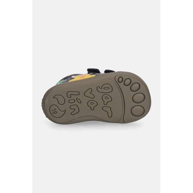 Tenisi din piele pentru copii Garvalin, monstruleti, bleumarin (Marime: 20) JEM241309-A-20