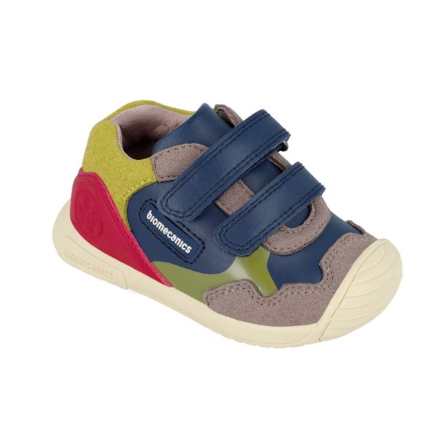 Adidasi Primii Pasi pentru Copii Biomecanics 241130, multicolori (Marime: 18) JEM241130-A-18