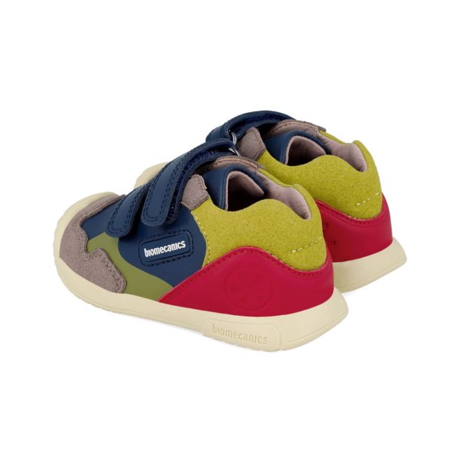 Adidasi Primii Pasi pentru Copii Biomecanics 241130, multicolori (Marime: 18) JEM241130-A-18