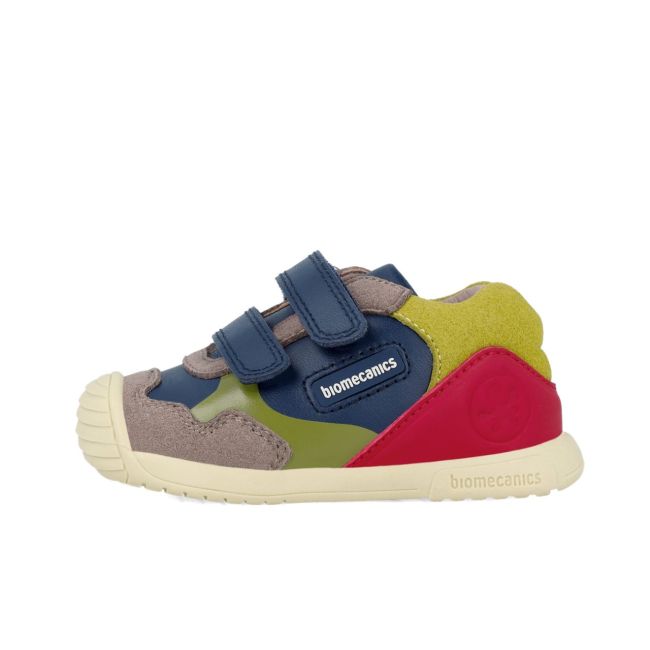 Adidasi Primii Pasi pentru Copii Biomecanics 241130, multicolori (Marime: 18) JEM241130-A-18
