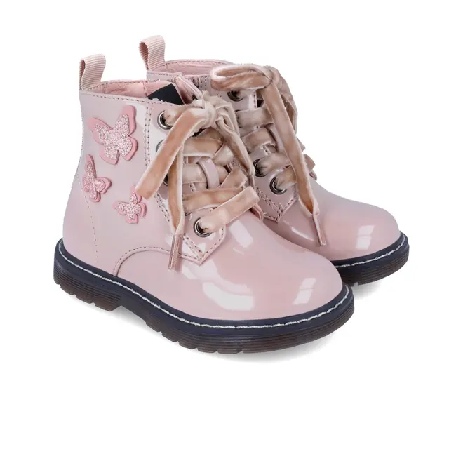 Cizmulite pentru fetite cu fluturasi, Garvalin, roz (Marime: 28) JEM241340-C-28