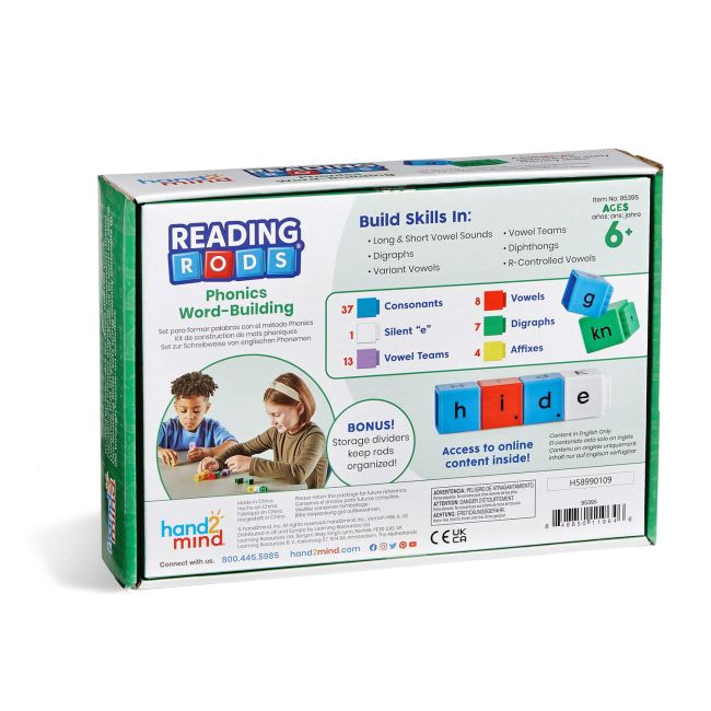 Cuburi reading rods® - elemente de fonetica
