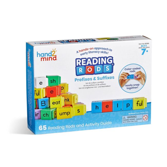 Cuburi reading rods® - prefixe & sufixe