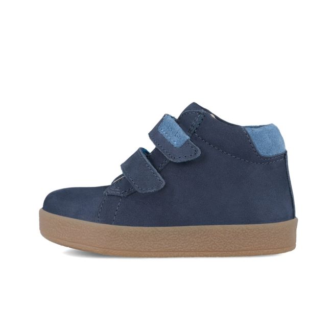 Ghete copii, piele naturala, bleumarin, Garvalin (Marime: 21) JEM241315-A-21