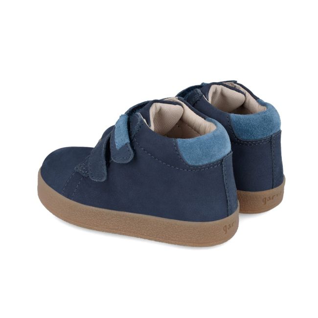 Ghete copii, piele naturala, bleumarin, Garvalin (Marime: 21) JEM241315-A-21