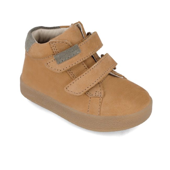 Ghete copii, piele naturala, maro, Garvalin (Marime: 22) JEM241315-B-22