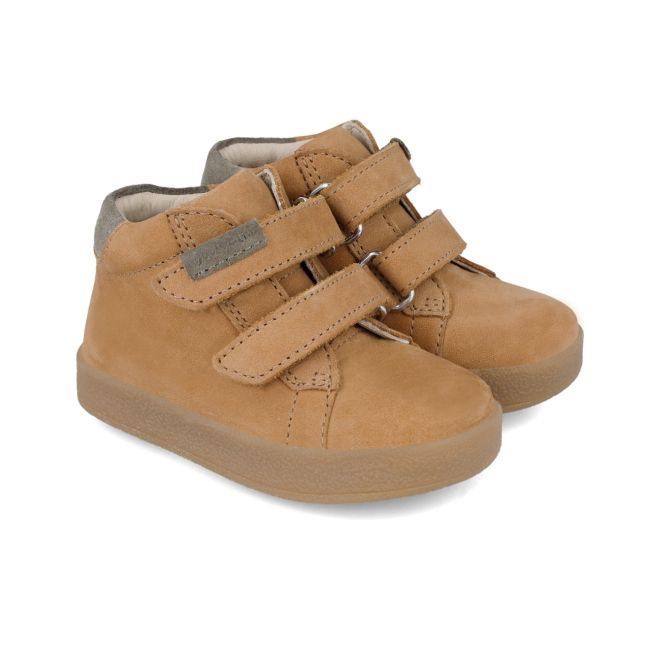 Ghete copii, piele naturala, maro, Garvalin (Marime: 25) JEM241315-B-25