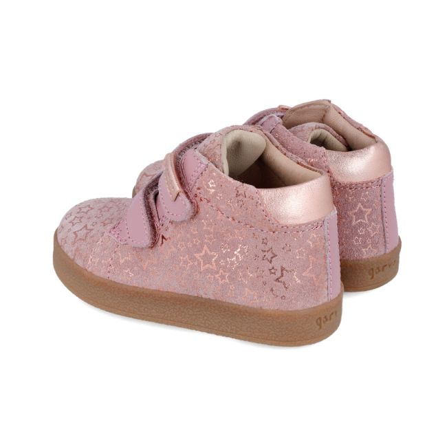 Ghete copii, piele naturala, roz, Garvalin (Marime: 22) JEM241316-B-22
