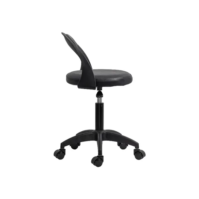 Scaun laborator off1020, rotativ, baza polipropilena, piele ecologica, inaltime ajustabila, 100 kg drm10361