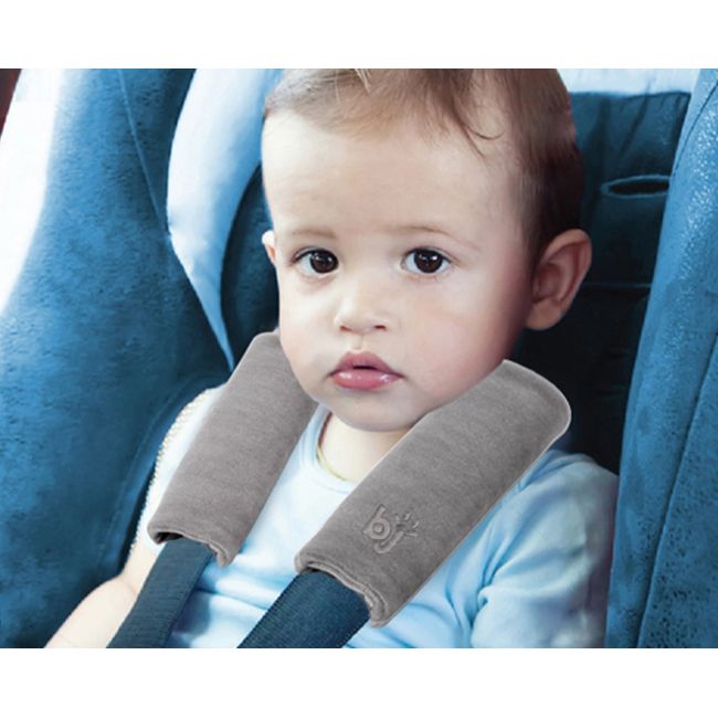 Set 2 protectii pentru centura de siguranta, BabyJem, gri JEMbj_3494