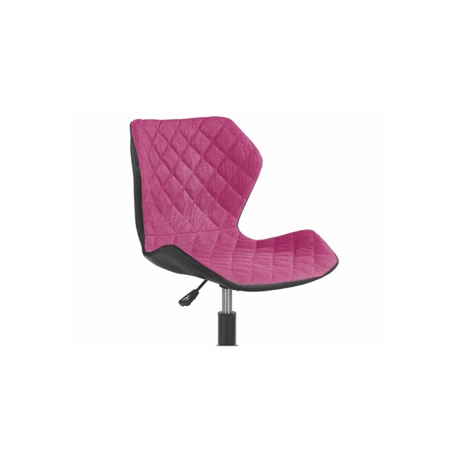 Set birou cu rafturi hm narvik b1, cadru metalic, pal melaminat, 120x64x120 cm, stejar sonoma/alb si scaun birou hm matrix, ergonomic, stofa/piele ecologica, 100 kg, negru/roz drm10356