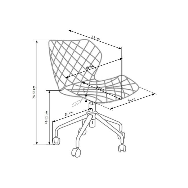 Set birou hm lima b1, cu usa si sertar, pal melaminat, 120x55x75 cm, alb si scaun copii hm matrix, ergonomic, stofa/piele ecologica, 100 kg, negru/turcoaz drm10355
