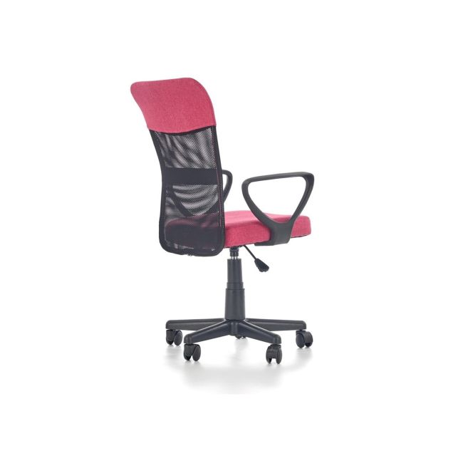 Set birou hm lima b1, cu usa si sertar, pal melaminat, 120x55x75 cm, stejar sonoma/alb si scaun copii hm timmy, ergonomic, inaltime reglabila, rotire 360 ˚,120 kg, roz drm10354