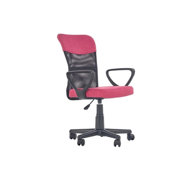 Set birou hm lima b1, cu usa si sertar, pal melaminat, 120x55x75 cm, stejar sonoma/alb si scaun copii hm timmy, ergonomic, inaltime reglabila, rotire 360 ˚,120 kg, roz drm10354