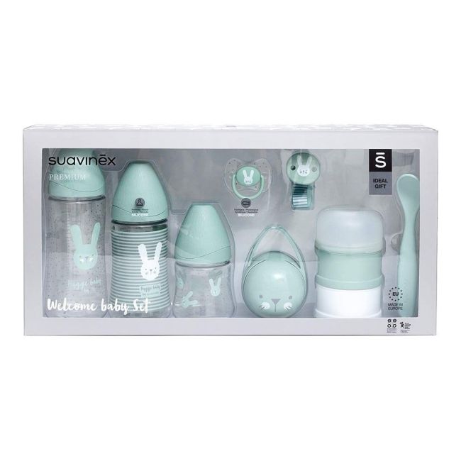 Welcome baby set, verde, Hygge Suavinex JEM8426420068598