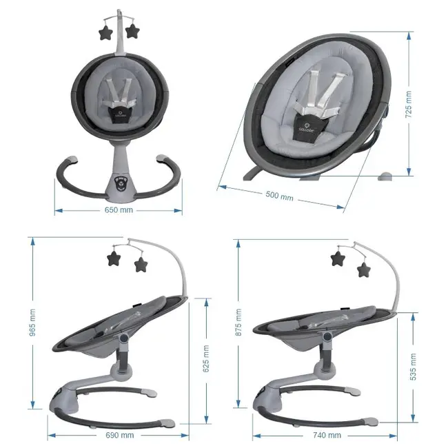 Balansoar multifunctional coccolle freya anthracite smb333040262