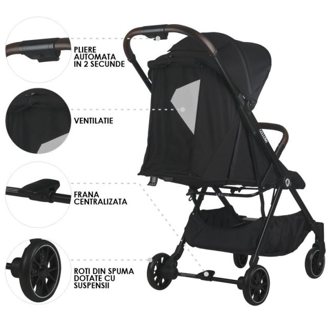 Carucior sport autofold coccolle melia diamond black smb323032760