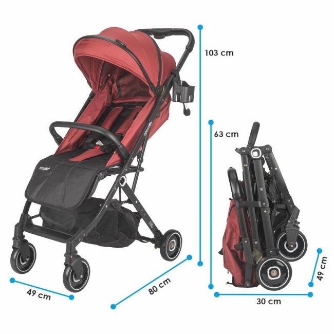 Carucior sport coccolle alla mahogany brown smb323032044