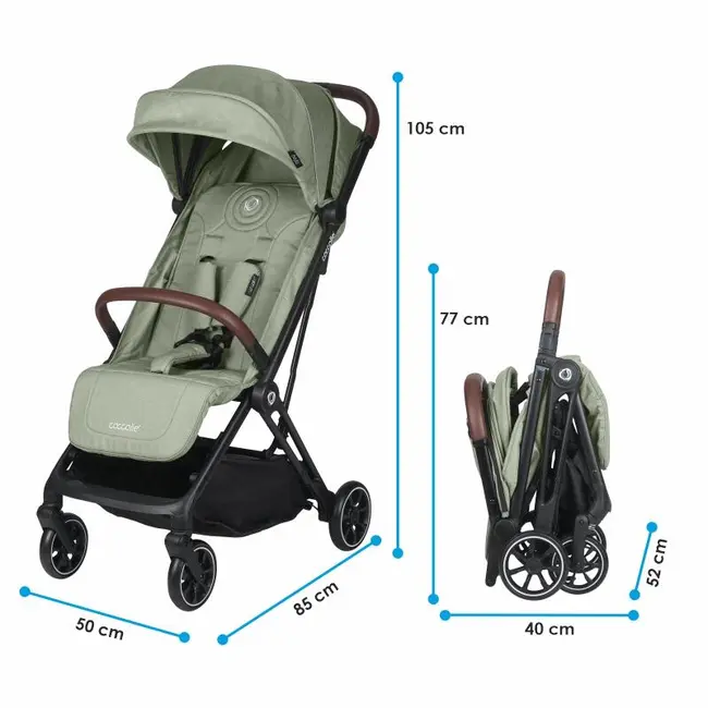 Carucior sport cu pliere automata coccolle beyla greenstone smb323031671