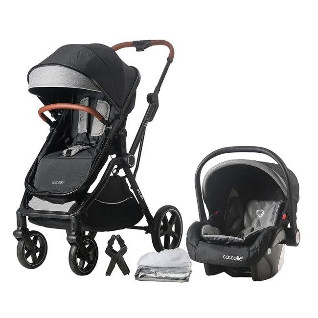 Carucior transformabil 3in1 coccolle amani diamond black smb323061860