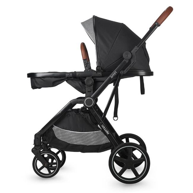 Carucior transformabil 3in1 coccolle amani diamond black smb323061860