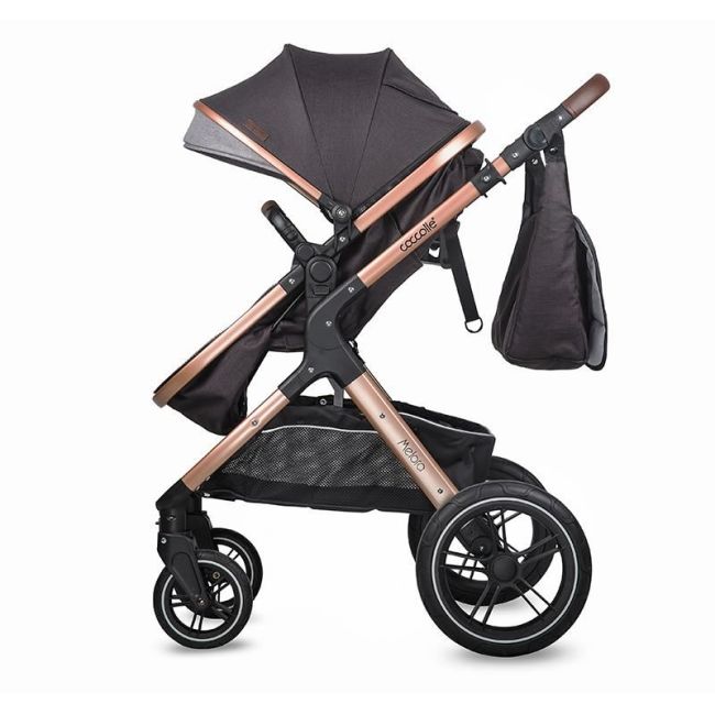 Carucior transformabil 3in1 coccolle melora diamond black smb322061560