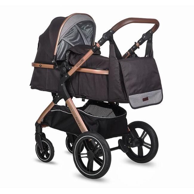 Carucior transformabil 3in1 coccolle melora diamond black smb322061560