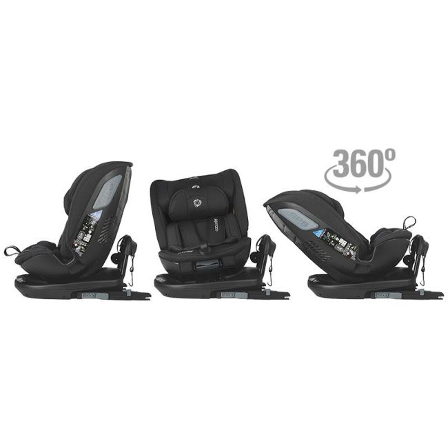 Scaun auto rotativ isize coccolle velsa jet black smb323085260