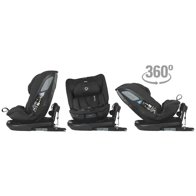 Scaun auto rotativ isize coccolle velsa jet black smb323085260