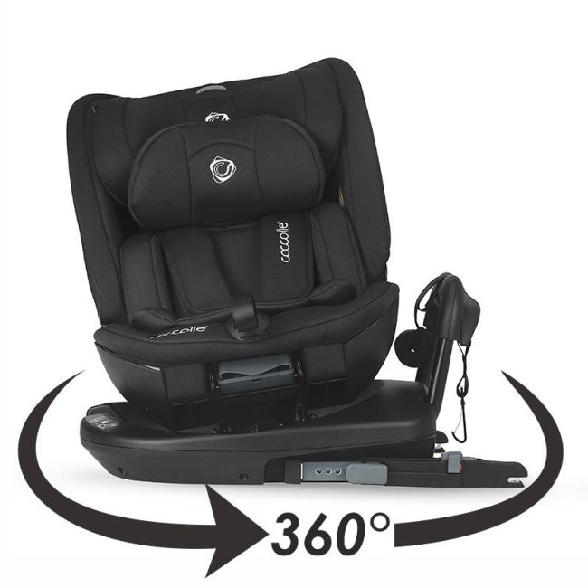 Scaun auto rotativ isize coccolle velsa jet black smb323085260
