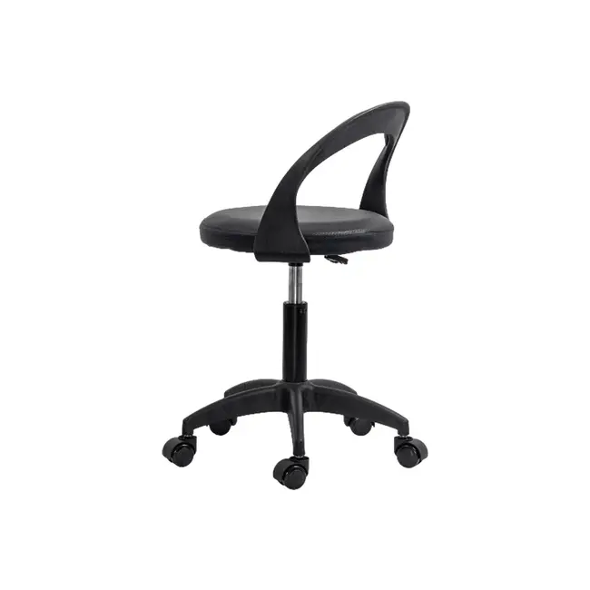 Scaun laborator off1020, rotativ, baza polipropilena, piele ecologica, inaltime ajustabila, 100 kg drm10361