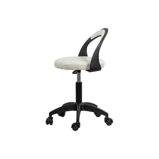 Scaun laborator off1020, rotativ, baza polipropilena, piele ecologica, inaltime ajustabila, 100 kg drm10361