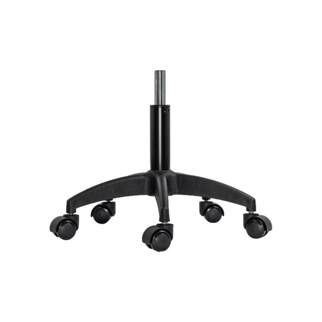 Scaun laborator off1020, rotativ, baza polipropilena, piele ecologica, inaltime ajustabila, 100 kg drm10361