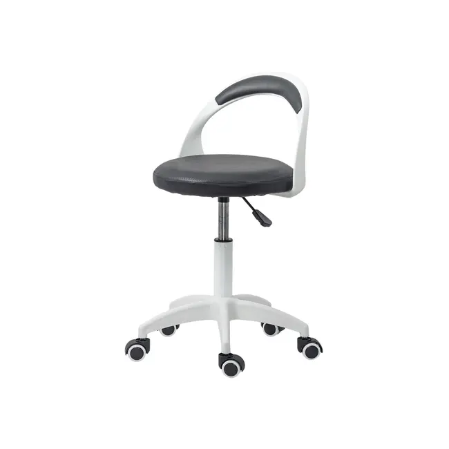 Scaun laborator off1021, rotativ, baza polipropilena, piele ecologica, inaltime ajustabila, 100 kg drm10362