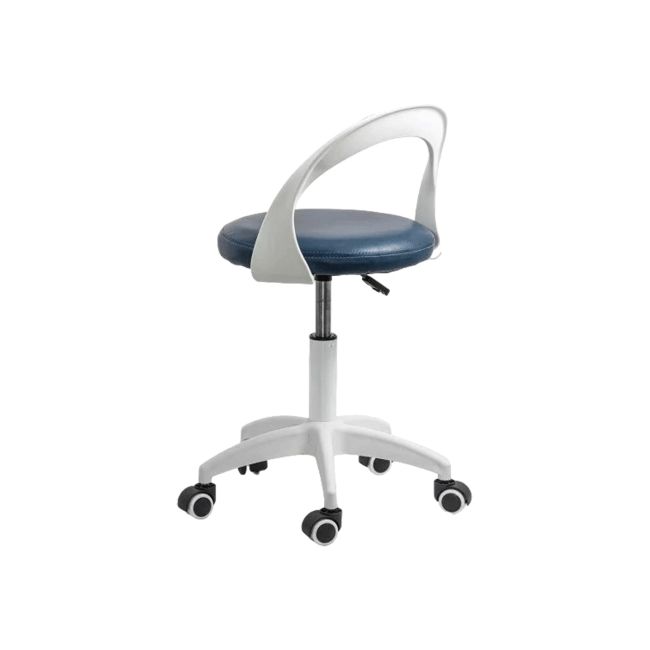 Scaun laborator off1021, rotativ, baza polipropilena, piele ecologica, inaltime ajustabila, 100 kg drm10362