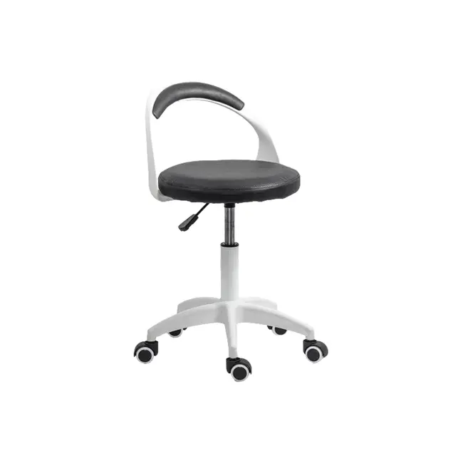 Scaun laborator off1021, rotativ, baza polipropilena, piele ecologica, inaltime ajustabila, 100 kg drm10362