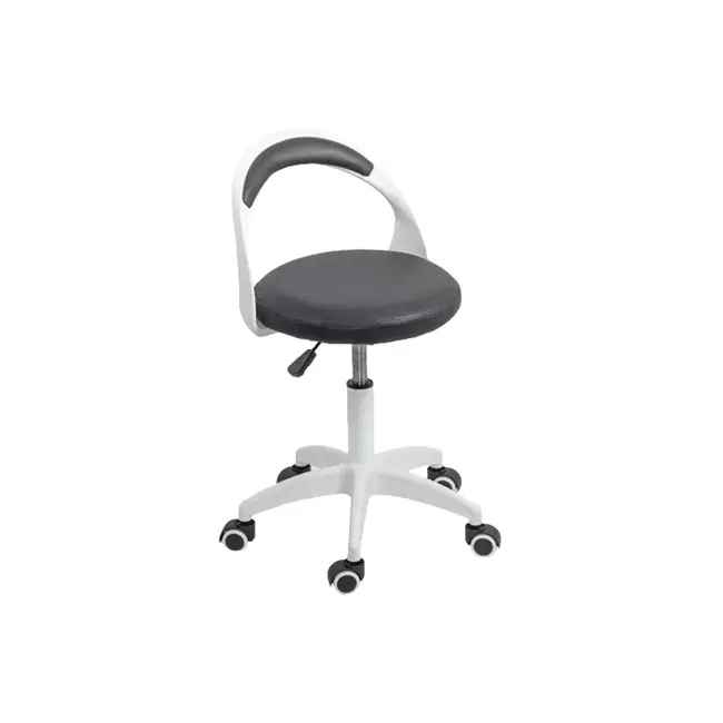 Scaun laborator off1021, rotativ, baza polipropilena, piele ecologica, inaltime ajustabila, 100 kg drm10362