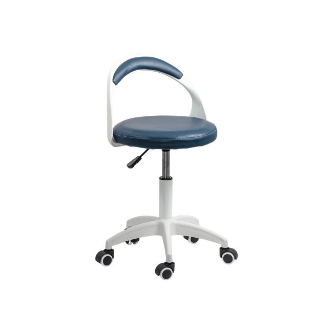 Scaun laborator off1021, rotativ, baza polipropilena, piele ecologica, inaltime ajustabila, 100 kg drm10362