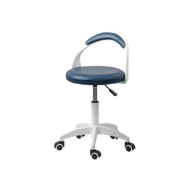 Scaun laborator off1021, rotativ, baza polipropilena, piele ecologica, inaltime ajustabila, 100 kg drm10362