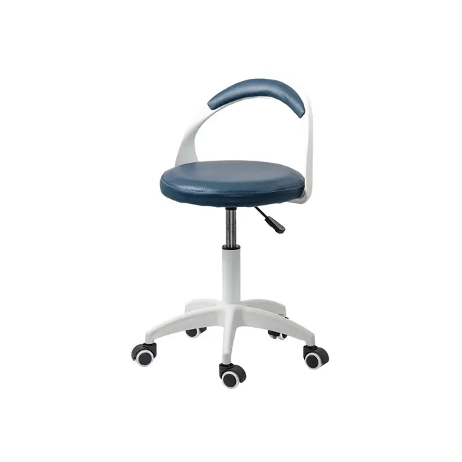 Scaun laborator off1021, rotativ, baza polipropilena, piele ecologica, inaltime ajustabila, 100 kg drm10362
