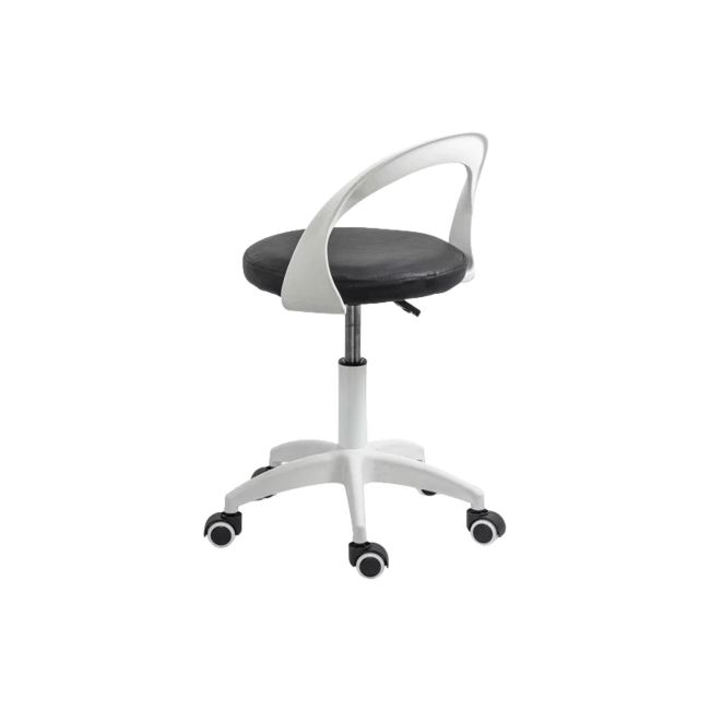 Scaun laborator off1021, rotativ, baza polipropilena, piele ecologica, inaltime ajustabila, 100 kg drm10362