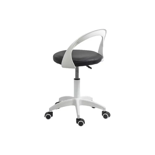 Scaun laborator off1021, rotativ, baza polipropilena, piele ecologica, inaltime ajustabila, 100 kg drm10362