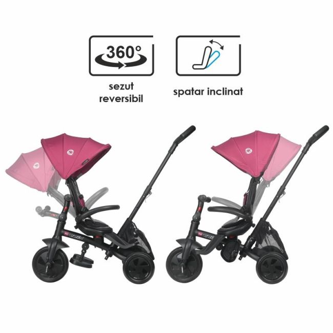 Tricicleta multifunctionala coccolle alegra magenta smb323011250