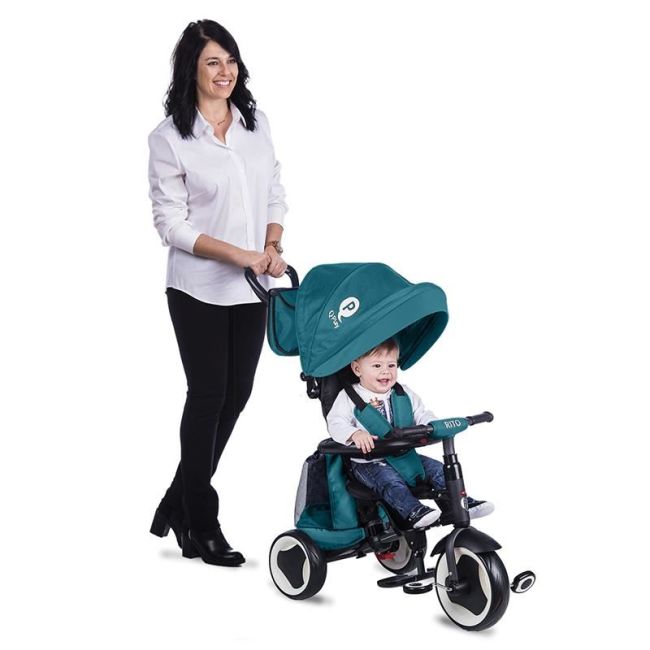Tricicleta pliabila qplay rito+ turcoaz smb320038131